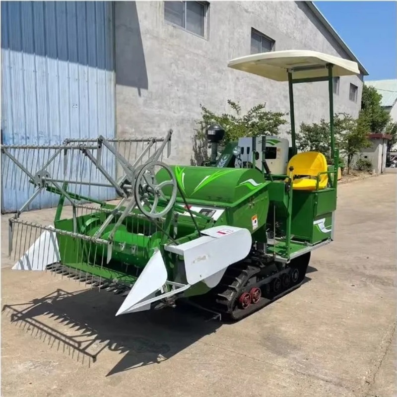 New Small Mini Rice Wheat Comb - огляд і ціна Combine Harvester Mini