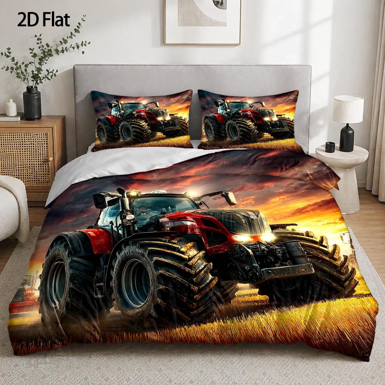 3-Piece Quilt Cover Set, 1 Qui - огляд і ціна Agriculture Farming Cartoon